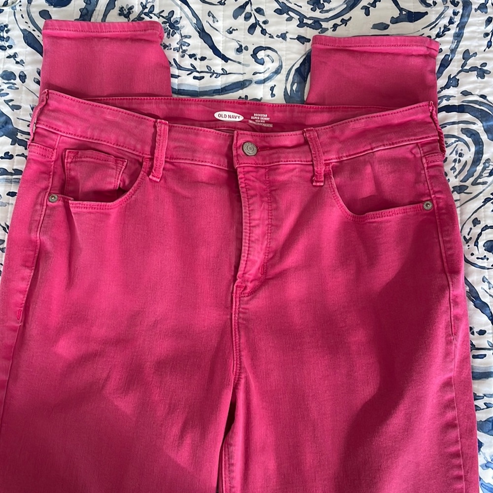 Old Navy Women's Skinny Jeans - Pink
